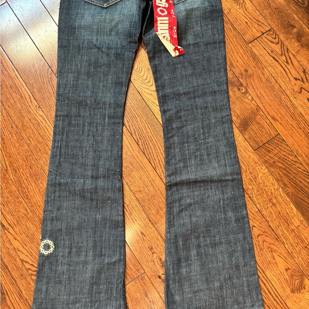 Vintage gsus sindustries   Y2K dead stock low rise   Indigo Denim .